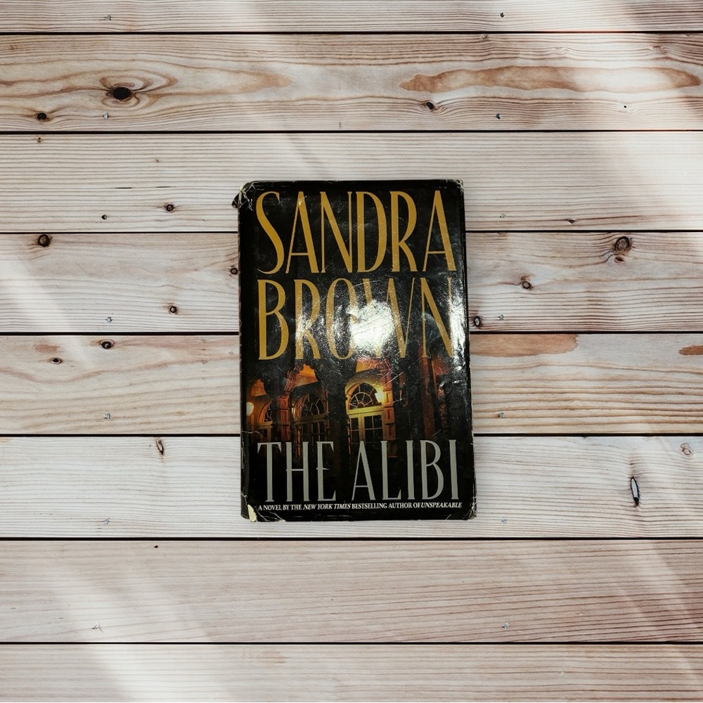 Sandra Brown 'The Alibi' Hardcover Book